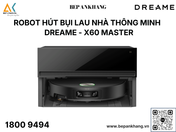 Robot hút bụi lau sàn chuyên dụng Dreame X60 Master